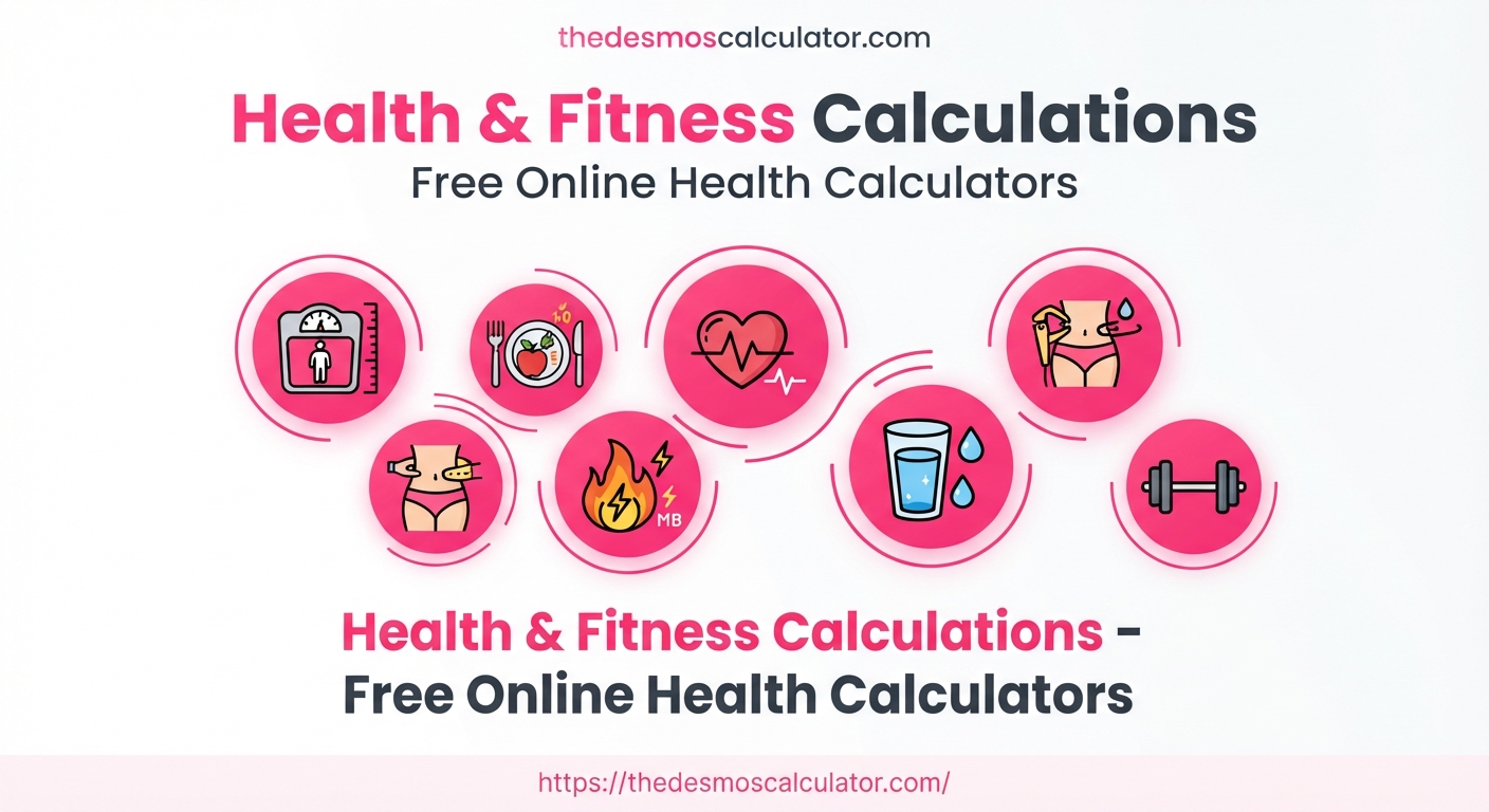 Health & Fitness Calculations - Free Online Health Calculators