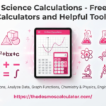 Math & Science Calculations - Free Online Calculators and Helpful Tools